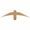 Ekena Millwork Bellingham Timber Gable Bracket, Western Red Cedar, 36"W x 9"H x 3 1/2"D x 3 1/2"F, 6/12 Pitch GBW036X09X0404BEL00SWR - alternate 1